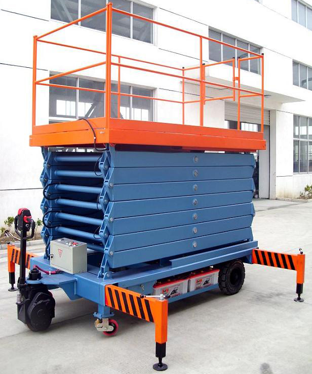 通辽助力行走剪叉式高空作业平台
